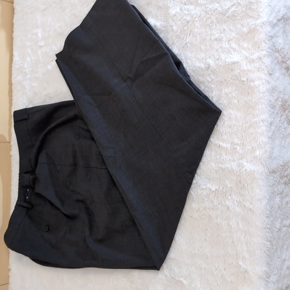 Jones New York|Grey Trousers Platinum Collection With Back Pockets Stretch Waist